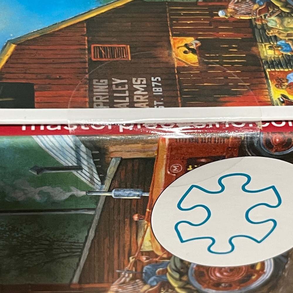 Master Pieces McCormick‎ International Tractor Puzzle 1,000 Pc "The Rematch - Picture 8 of 8